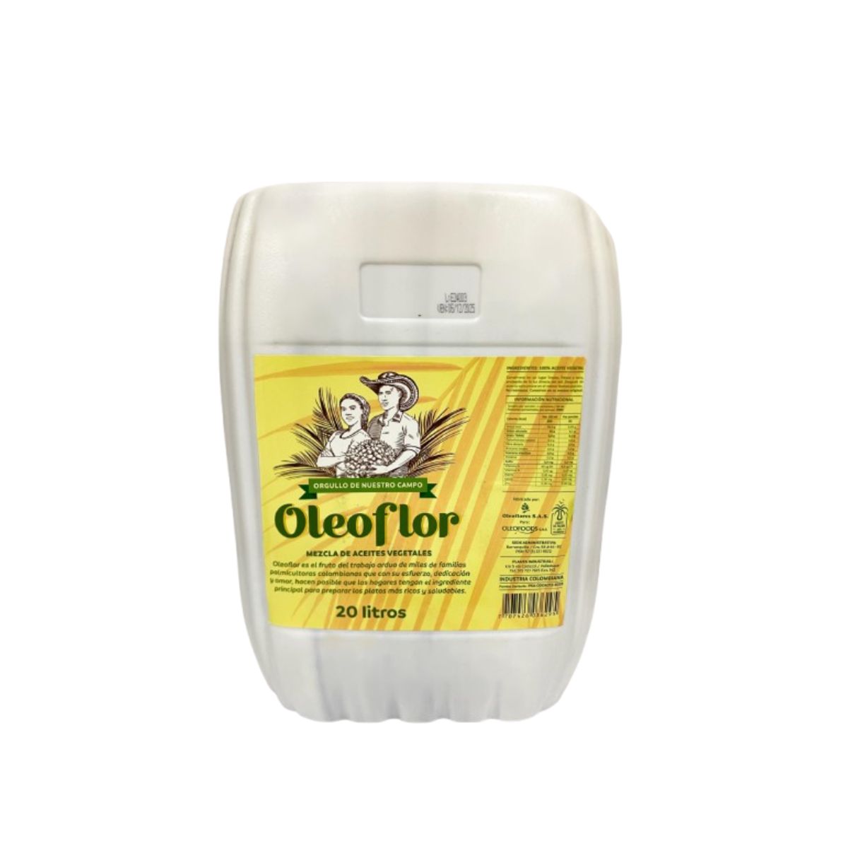 10X Aceite Oleoflores Bidon x 20 Litros