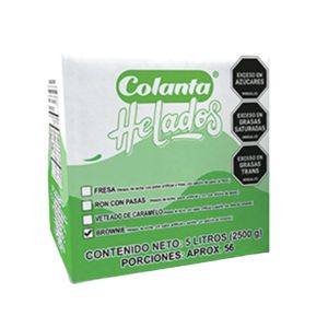 Helado Colanta De Brownie x 5 Litros - Unidad