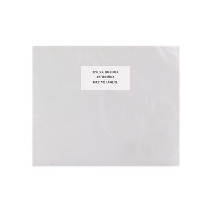 Bolsa Basura Blanca 65 x 90 Cm x 10 Und - Paquete