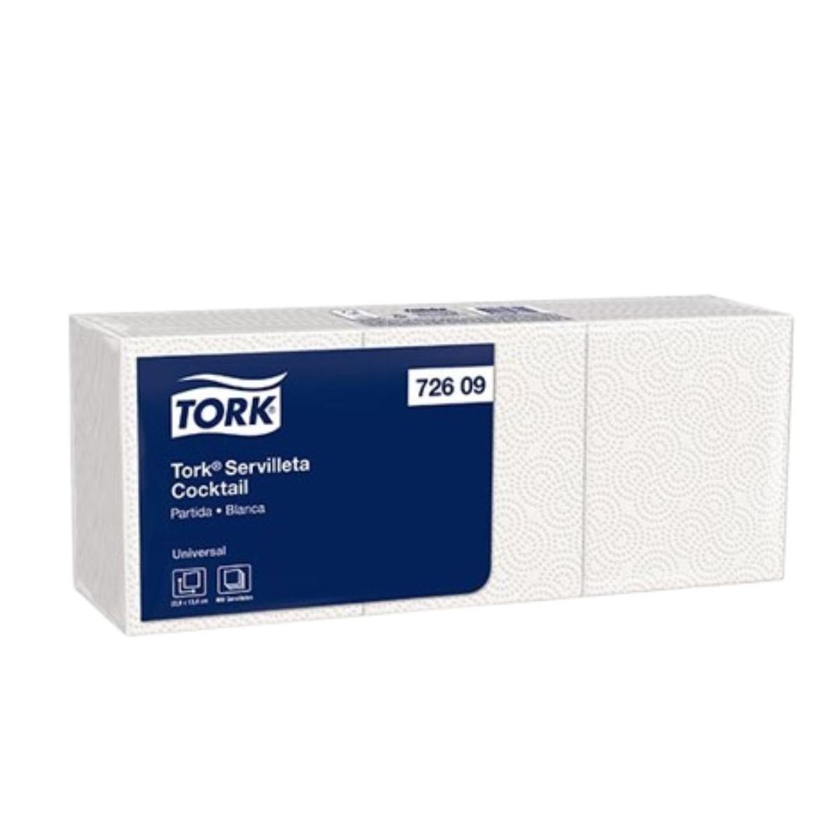 10X Servilleta Partida Blanca Elemental Tork 72609 x 600 Und