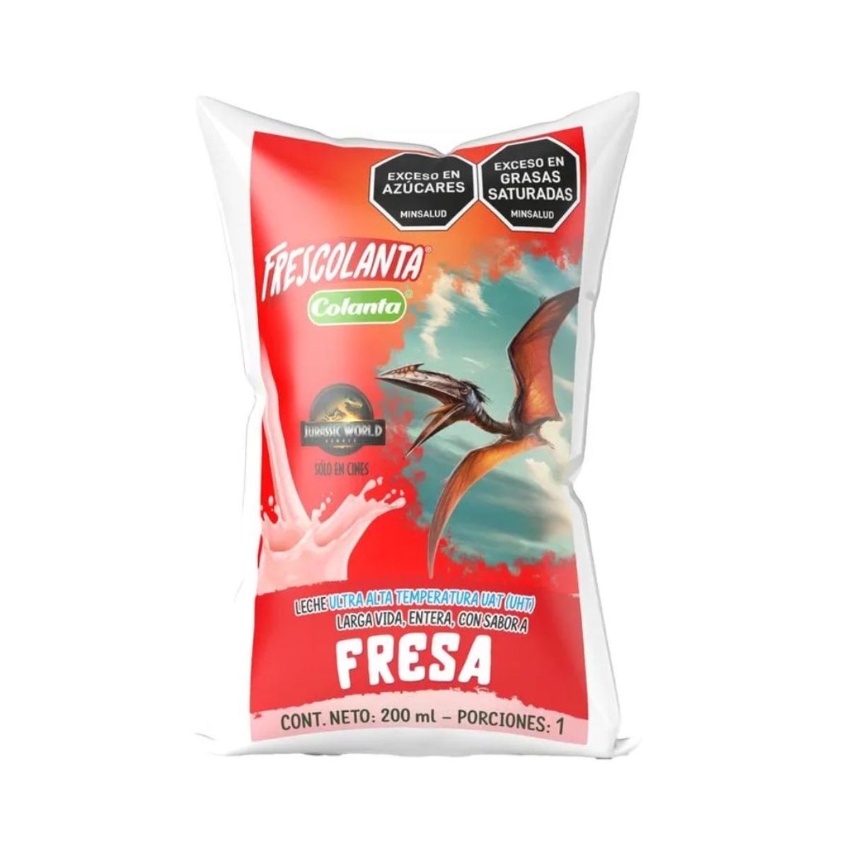 10X Frescolanta Fresa Colanta x 200 Ml Bolsa