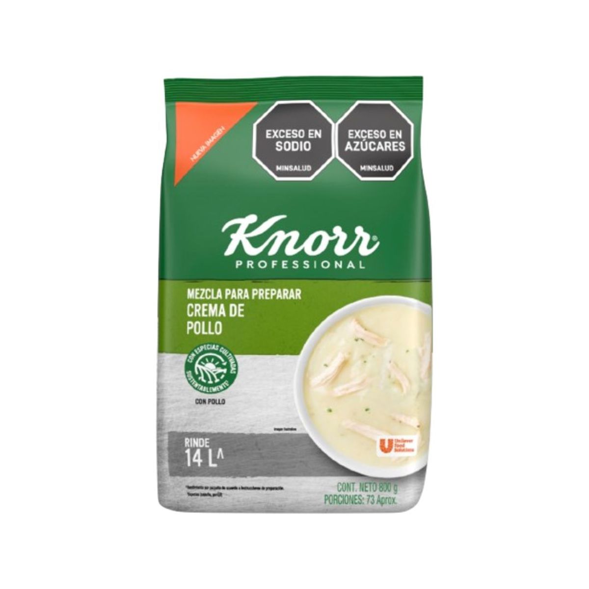 10X Crema de Pollo Knorr x 800 gr