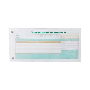 Comprobante Egreso Efectivo Alfa - Unidad