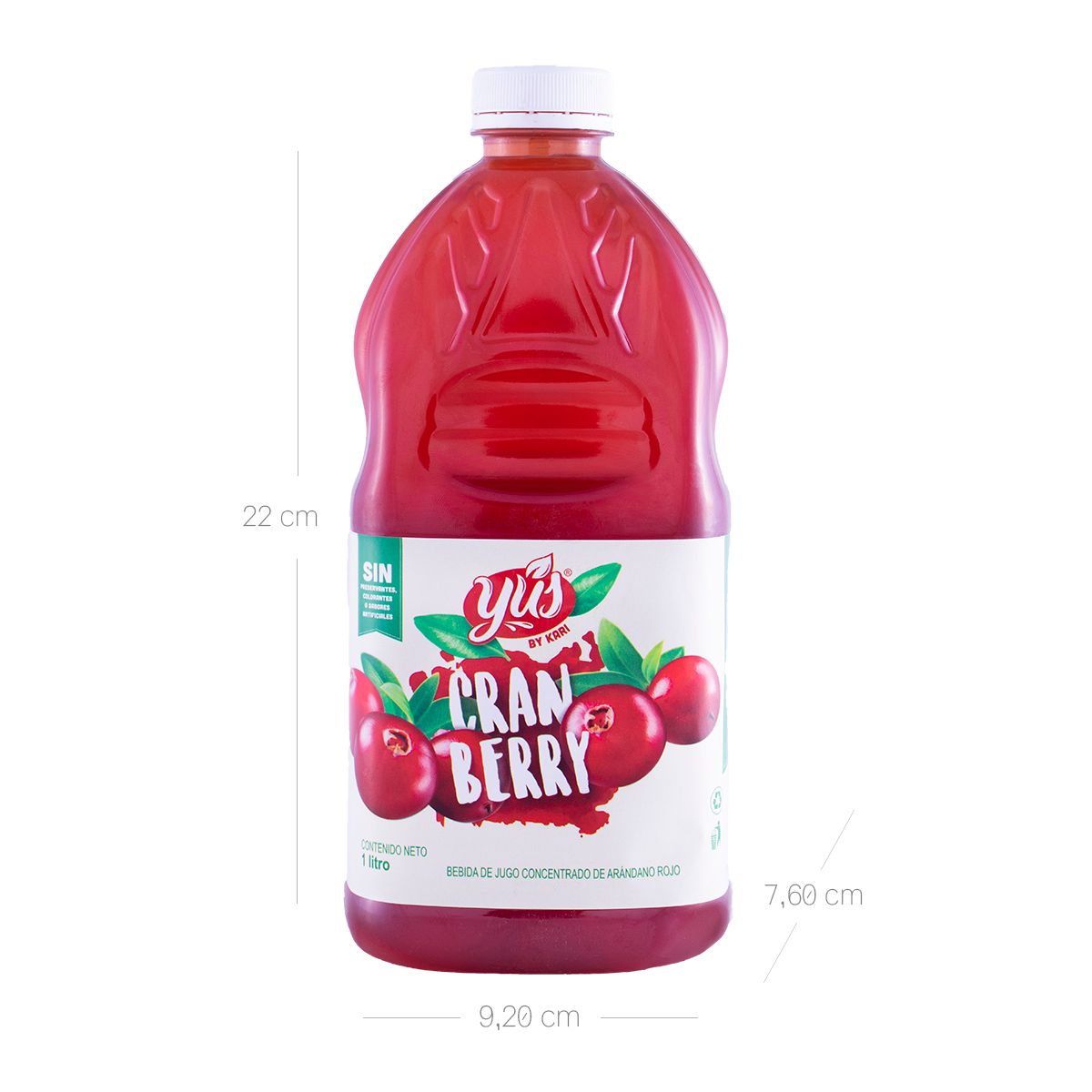 10X Bebida De Arándano Yus CranBerry x 946 ML Pet