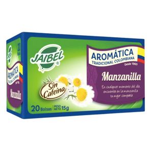 Aromática Manzanilla Línea Institucional Jaibel x 25 Und - Unidad