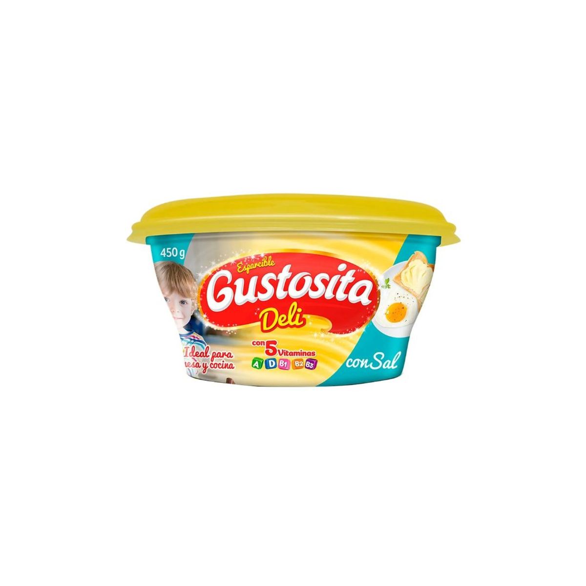 10X Margarina Gustosita Deli x 450 Gramos