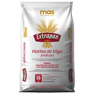 Harina Extrapan De Trigo Fortificada Mas Bulto 50 Kg - Bulto
