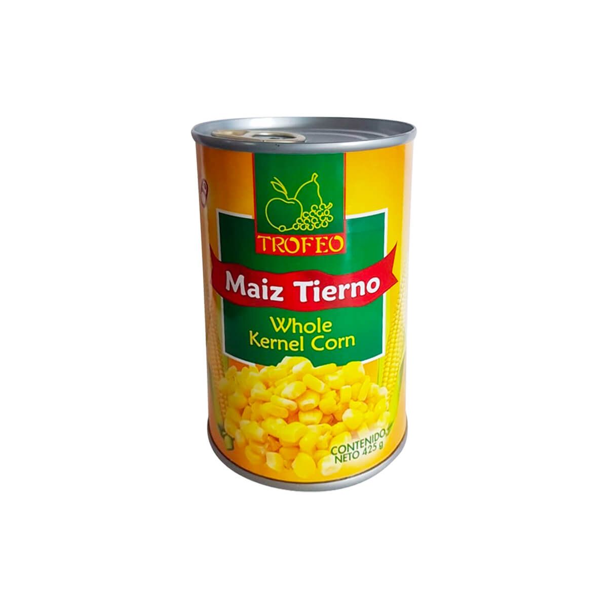 10X Maíz Tierno El Trofeo x 425 Gr Lata Drenado 260 Gr