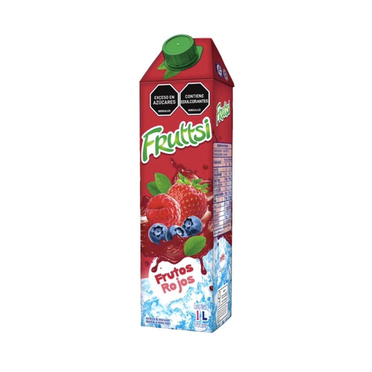 10X Jugo Frutos Rojos Fruttsi x 1000 ml x 12 Unidades Tetrapack
