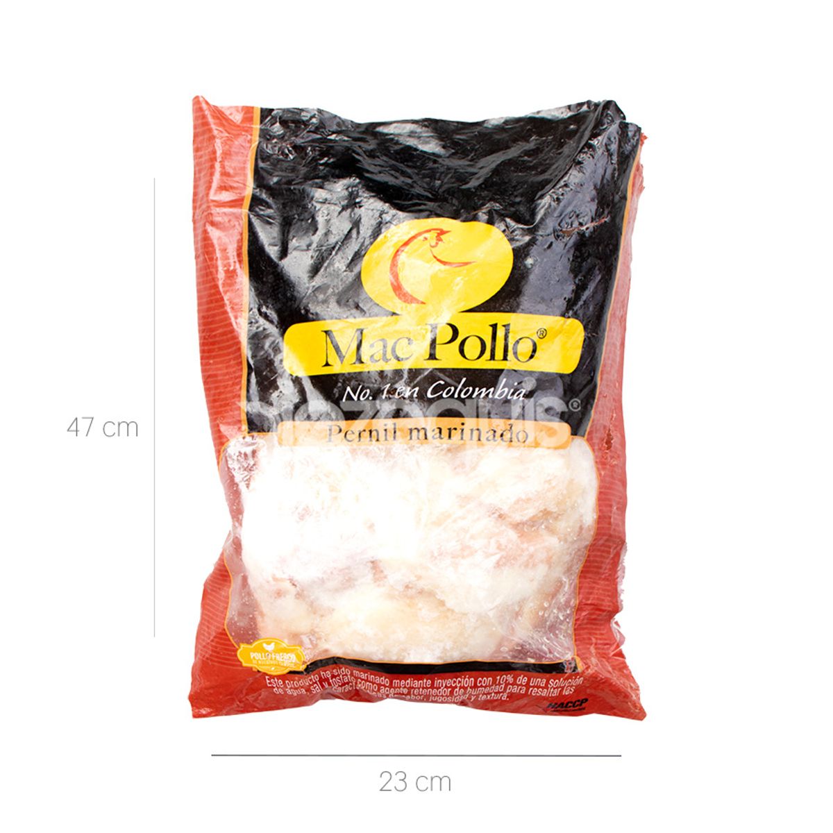 10X Pernil Contramuslo Congelado Mac Pollo +/- 3 Kg Bolsa x 15 Unds (Precio x Kg)