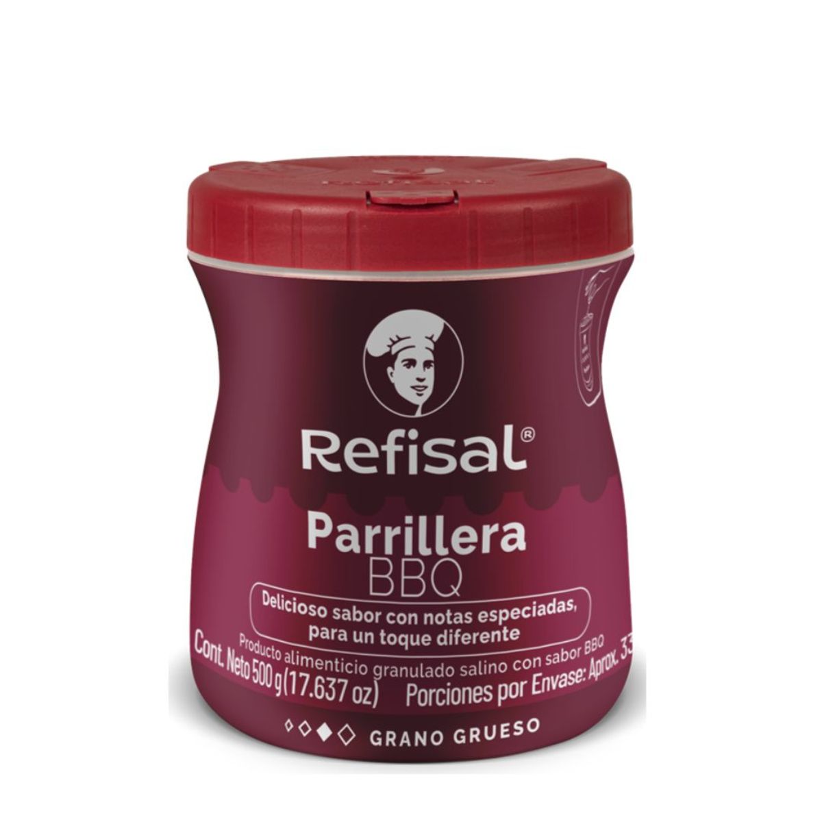 10X Sal Parrillera Bbq Salero Refisal x 500 Gr