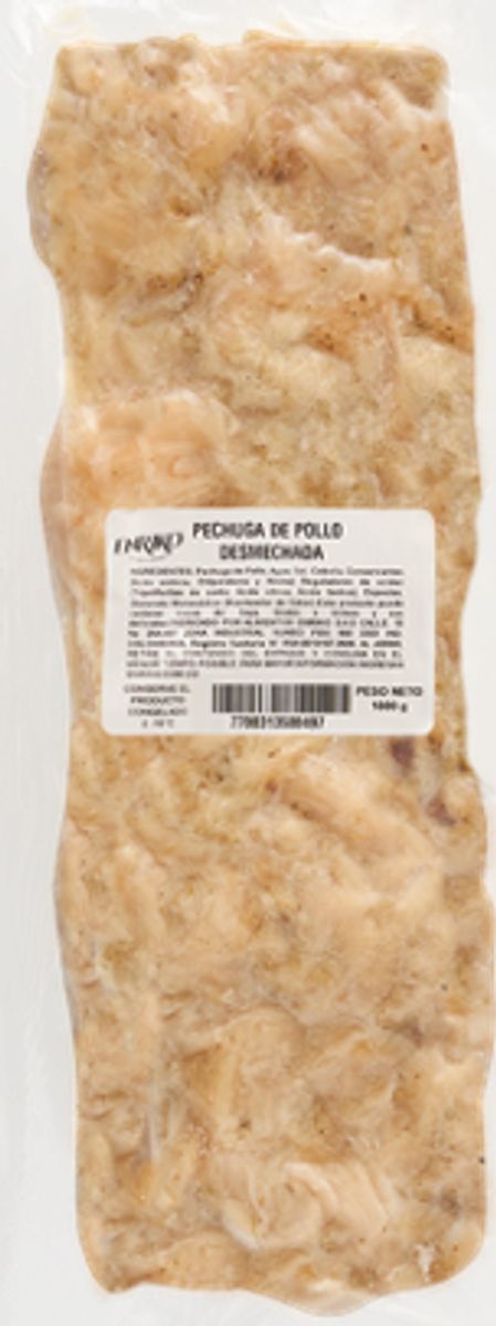 10X Pechuga de Pollo Desmechada Institucional Enriko x 1000 Gr