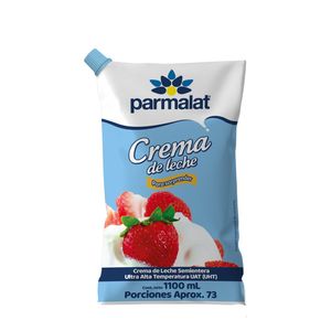 Crema De Leche UHT Parmalat Bolsa x 1100 Ml - Bolsa