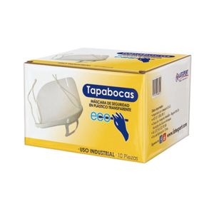 Tapabocas Plástico Antiempañante Latexport Dos Caras caja x 10 unidades - Caja