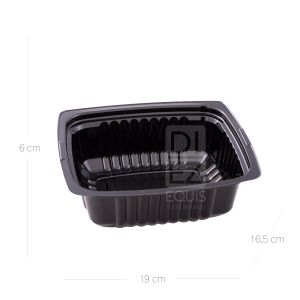 Base Rectangular Negro 750 Gr Pet x 50 Unid Paquete - Paquete