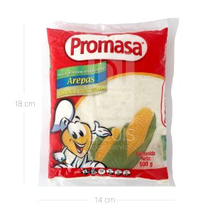 Harina De Maíz Promasa Blanca x 500 Gr - Bolsa