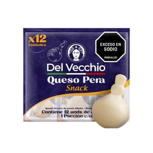 Queso Pera Del Vecchio x 38 Gramos x 12 Und (Individual) - Unidad