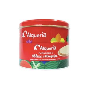 Snack Obleas x 12 Und Mas Arequipe Alquería x 220 Gr Lata - Unidad