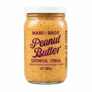 Mantequilla de Maní Con Quinua y Semilla de Chía Mani Bros x 380 Gr - Unidad