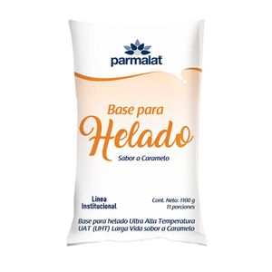 Base Helado UHT Parmalat Caramelo x 1100 Ml - Bolsa