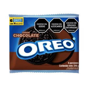 Galleta Oreo De Chocolate x 36 Gr x 6 Unds - Paquete