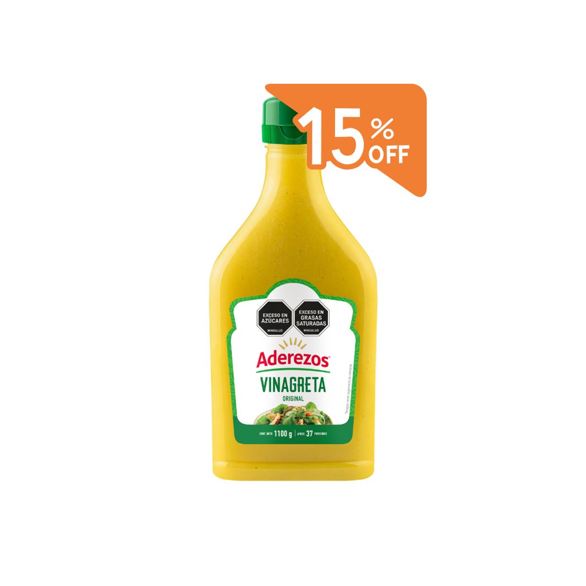 10X Vinagreta Ensaladas Original Aderezos  x 1100 Ml Pet