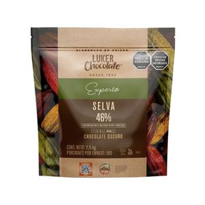 Cobertura Chocolate Luker Experto Selva 46% x 2500 Gr Bolsa - Bolsa