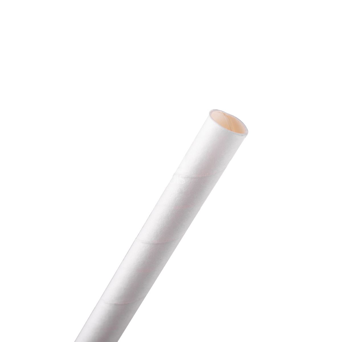 10X Pitillo de Papel Biodegradable Blanco 8x197mm x 200 Bolsa