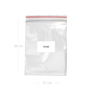 Bolsa Tipo Ziploc CP 15 x 20 Cm x 100 Und - Paquete