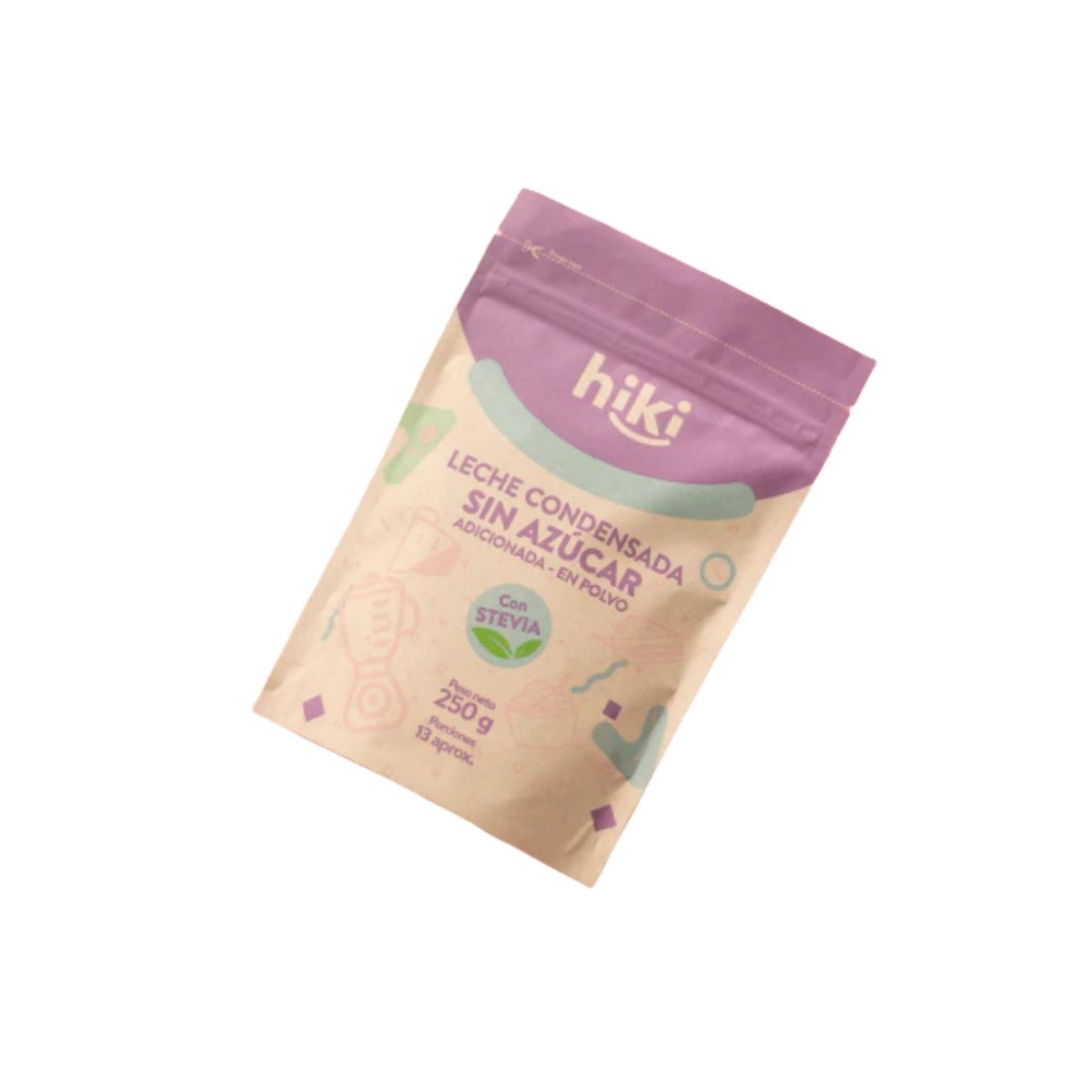 10X Leche Condensada Hiki  sin Azúcar en Polvo x 250 Gr