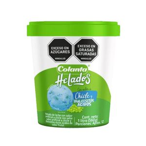 Helado Colanta Chicle x 1 Litros Neto 500 Gr - Unidad